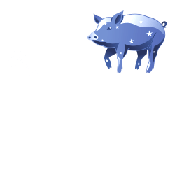 Shio pig